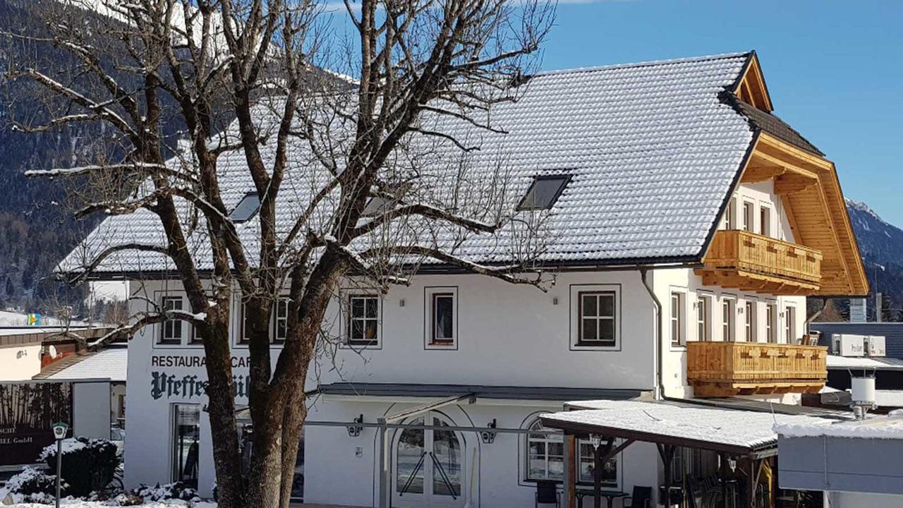 Landgasthof Pfeffermuehle Kotschach-Mauthen Buitenkant foto