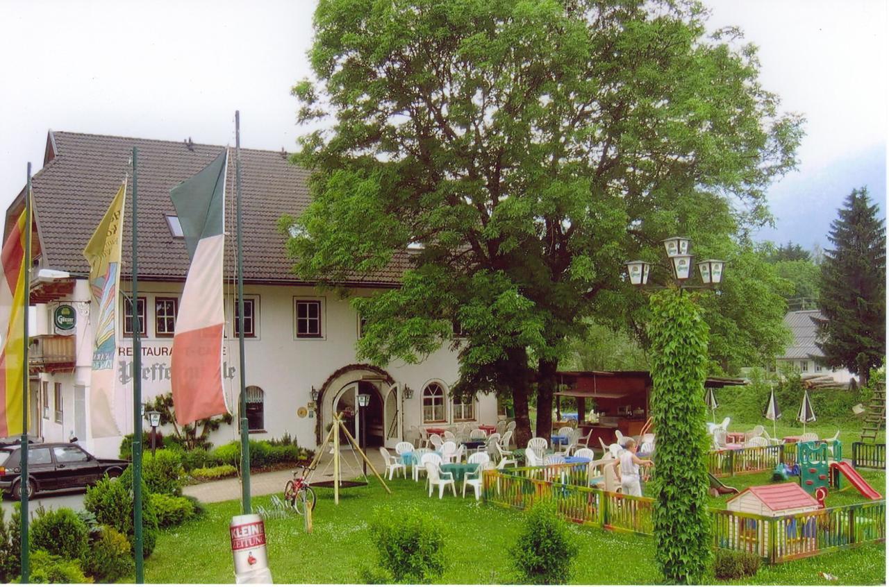 Landgasthof Pfeffermuehle Kotschach-Mauthen Buitenkant foto